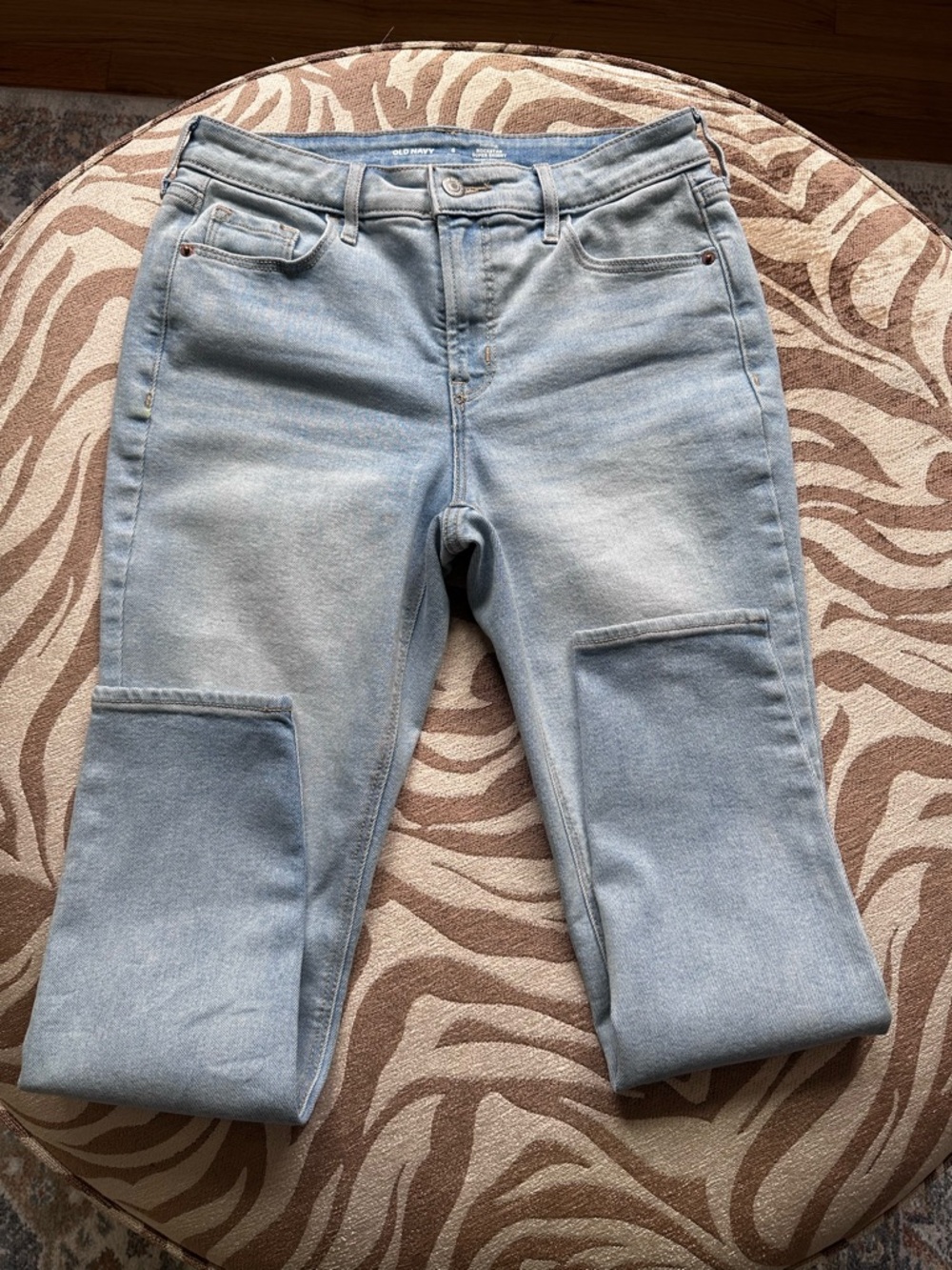 Old Navy Light Wash High Rise Super Skinny Jeans Women’s 6P